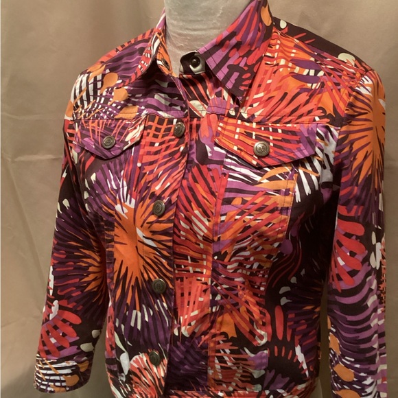 Lark Lane light weight jacket size 4P multiple colors ( orange,red,purple) - Picture 3 of 9